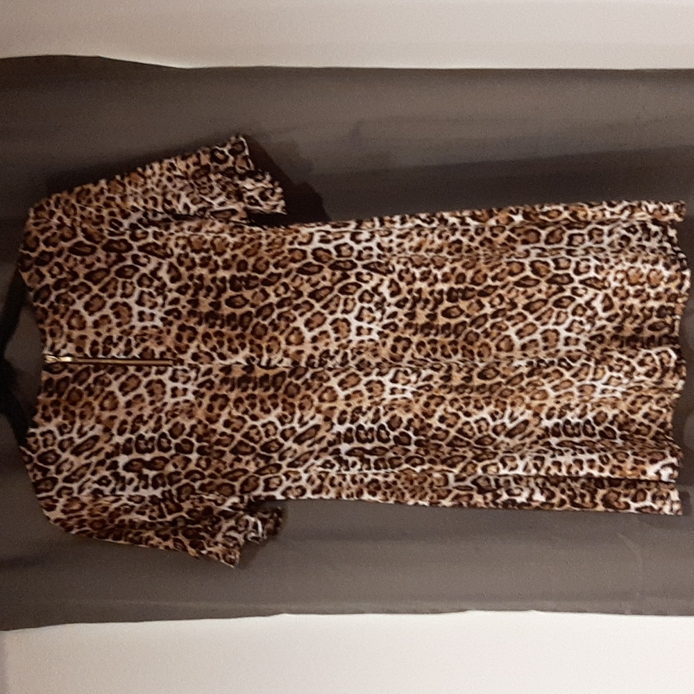 Leopard A-line Leopard Print swing dress - Picture 4 of 9